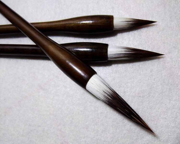 紫毫精品毛笔大楷中楷小楷 文房四宝书法用品毛笔 跨境专供