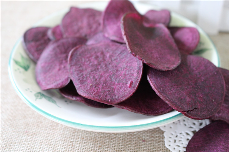 5kg*5袋 紫薯果蔬脆片批发紫薯片