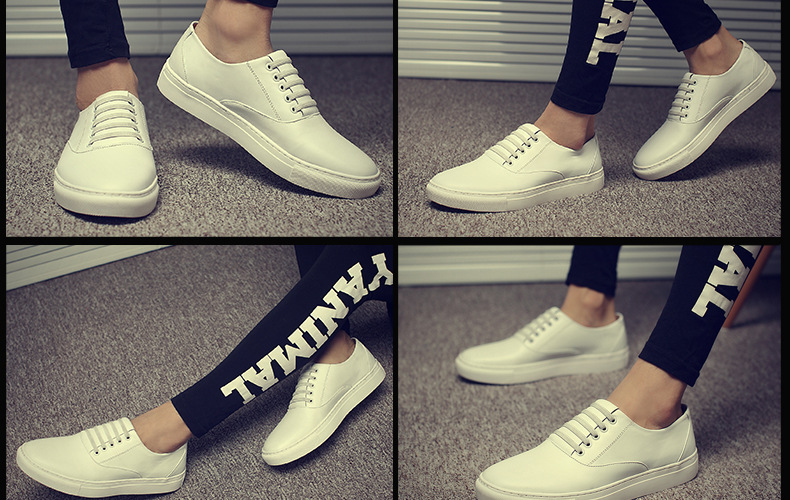 意威曼春秋权志龙gd高帮男皮靴厚底靴子休闲简约板鞋男马丁靴鞋