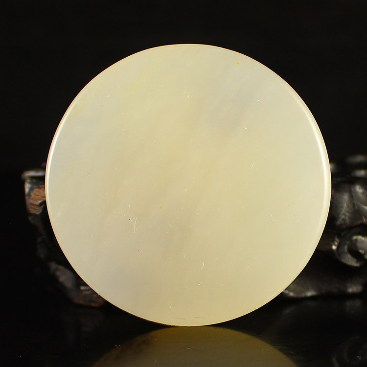 河南南阳玉石玉器厂家直销天然水草画黄龙玉芯把件批发