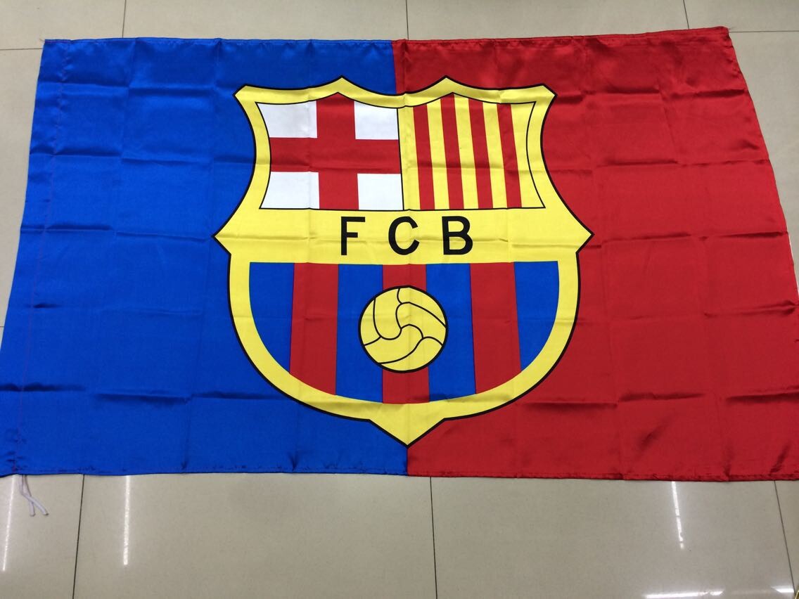 现货批发4号球队俱乐部旗帜 巴塞罗那旗 90x150cm 支持混批