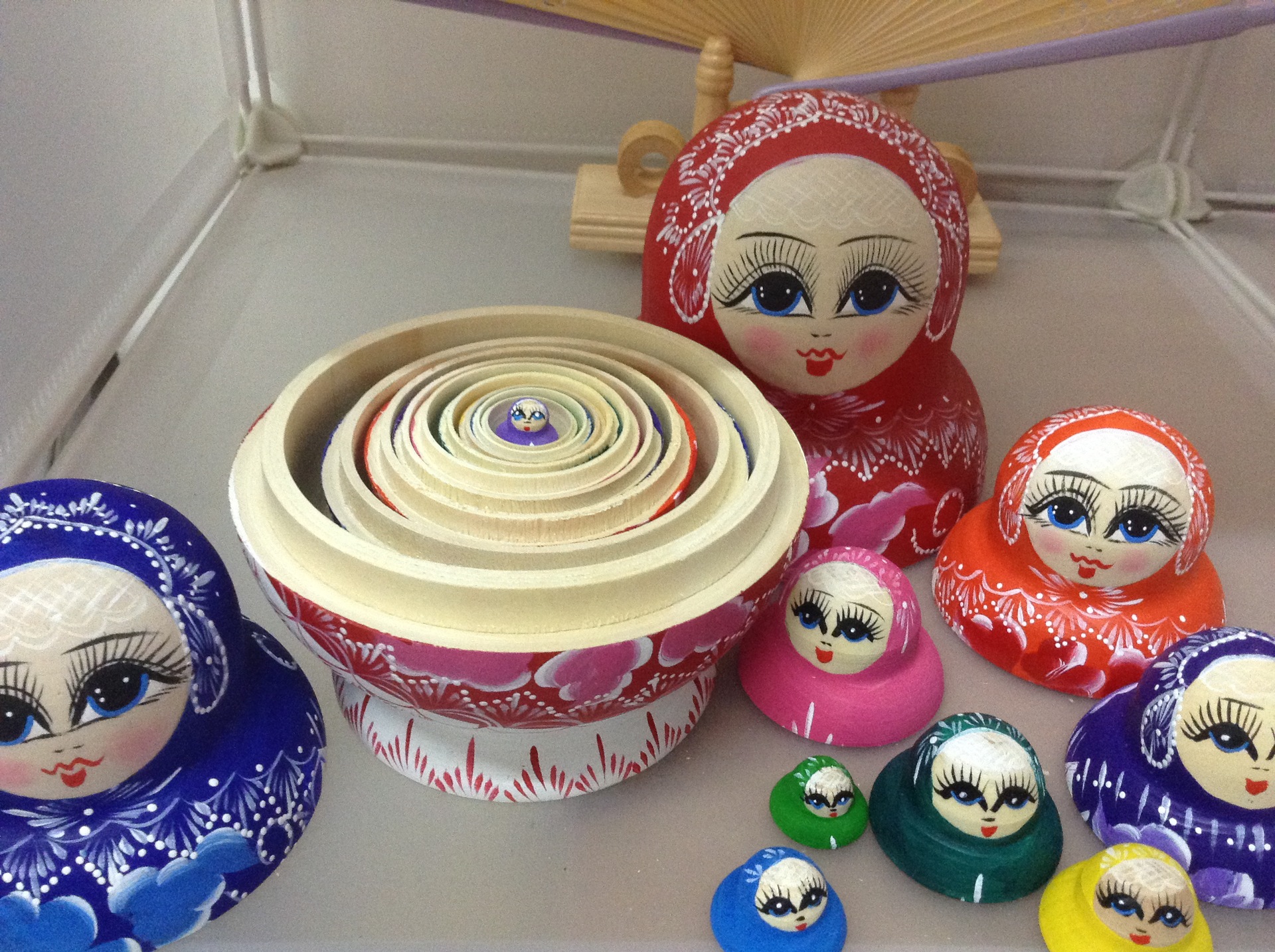 供应批发10层十层大肚套娃精美俄罗斯套娃工艺品家居摆饰品
