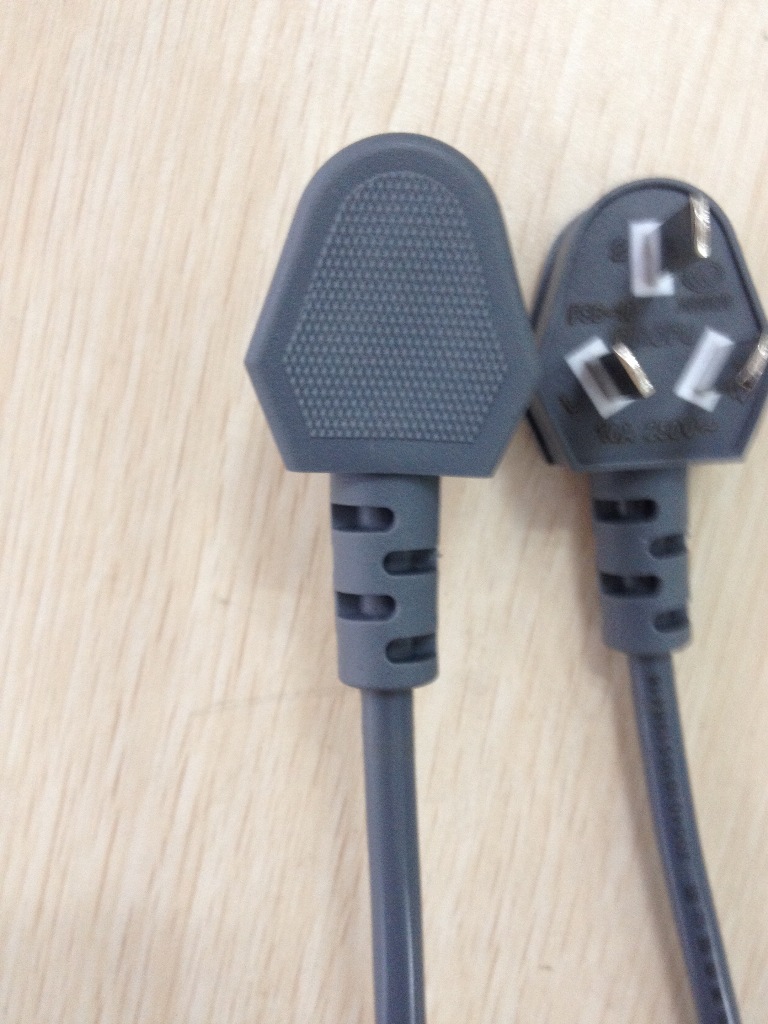 灰色乔普10a国标三扁插,国标蛇头插,国标六角插