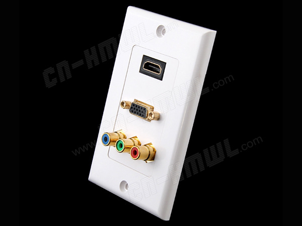 rca hdmi vga视频音频面板