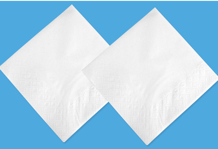 方块纸 高档原木浆平纹散装 先进餐巾纸面巾纸 双层230*230