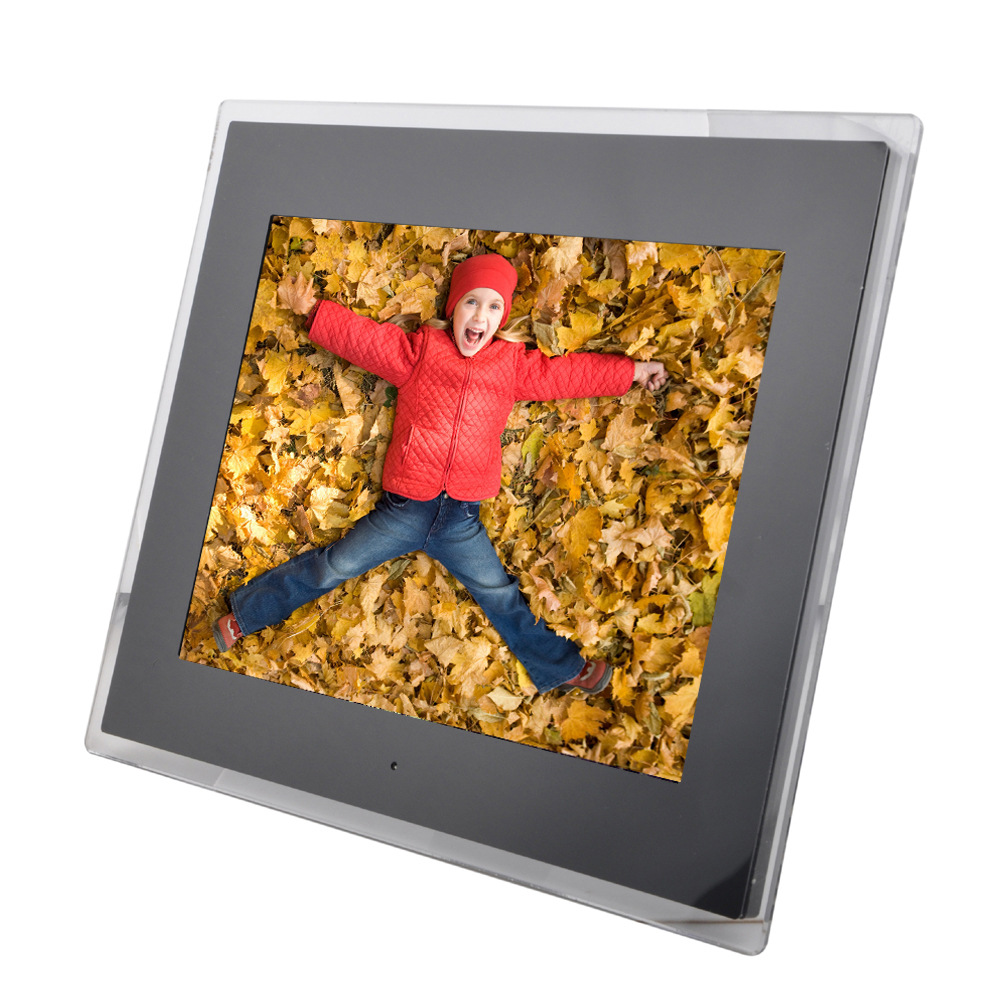厂家直销14寸电子相框 高档亚克力款数码相框 质保一年终身维修