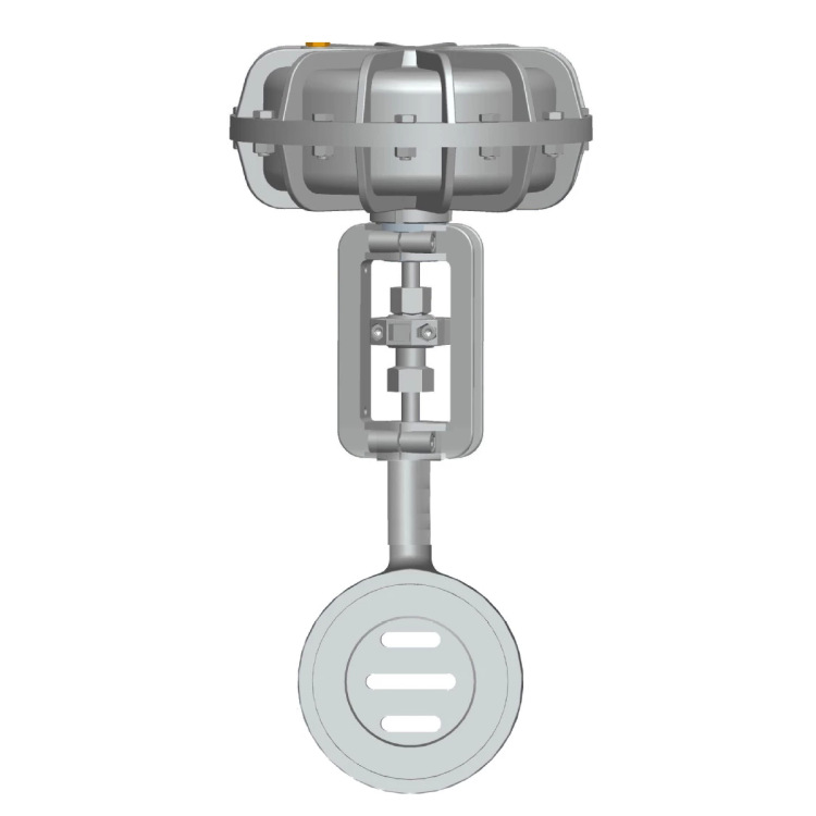 阀门厂家直销 不锈钢气动精密滑板调节阀 批发 滑窗式调节阀 - 阀批发