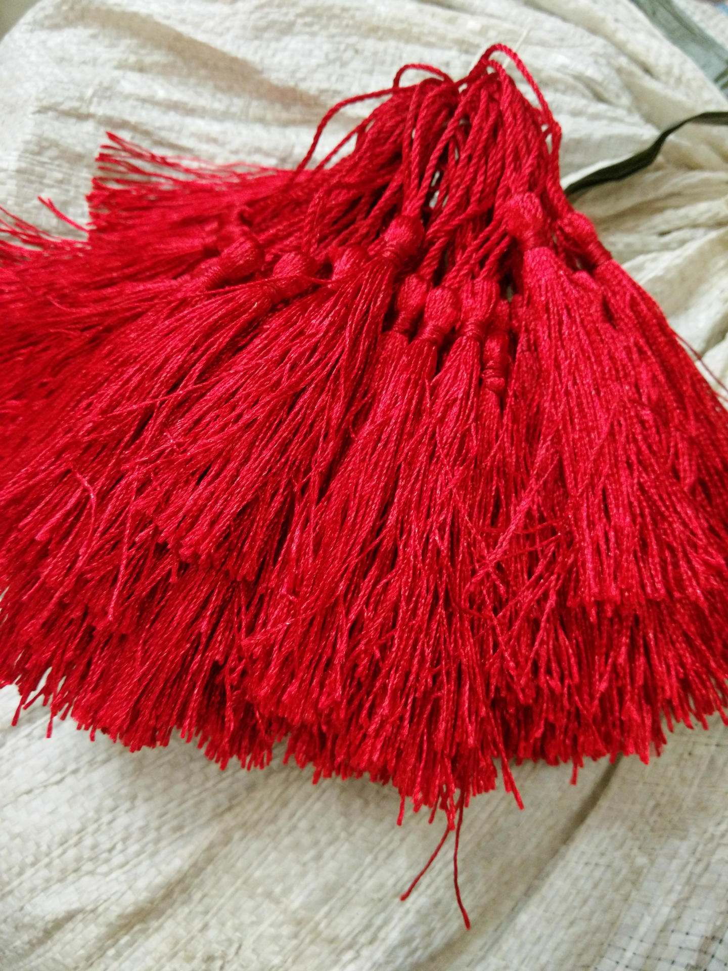 厂家直销喜糖盒流苏 手工扎流苏 穗子长7cm量大价优