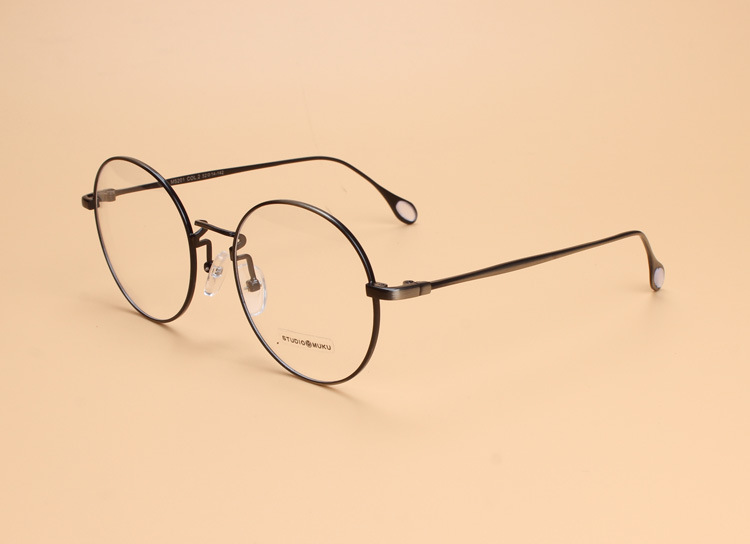 首页 眼镜 镜架类 镍合金镜架 >圆形超大框复古眼镜框金属眼镜架潮防