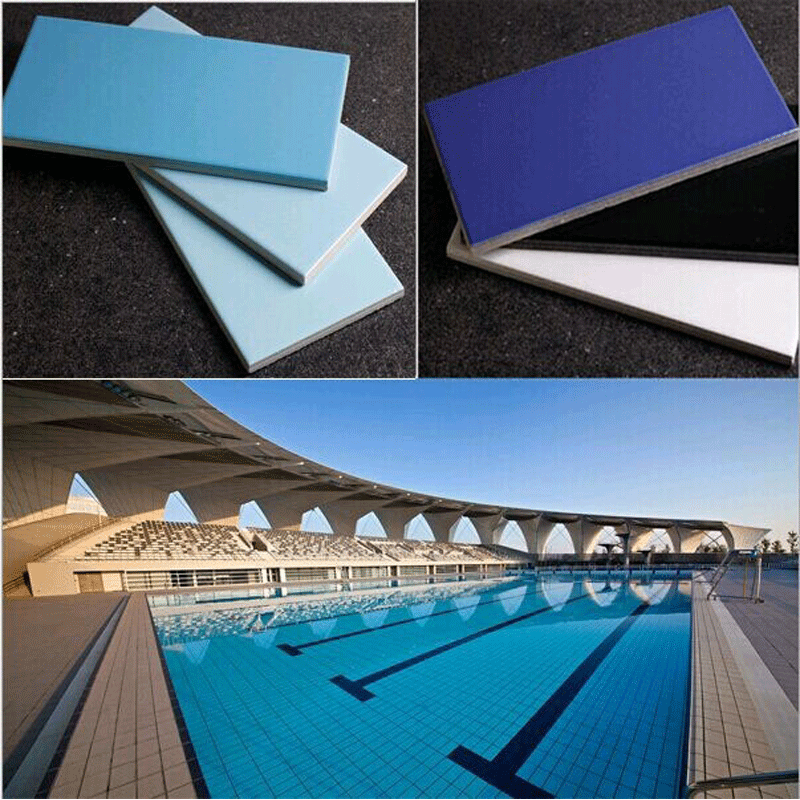 佛山市瓷砖泳池砖 竞赛游泳池砖 泳池专用配件瓷砖 泳池砖115*240