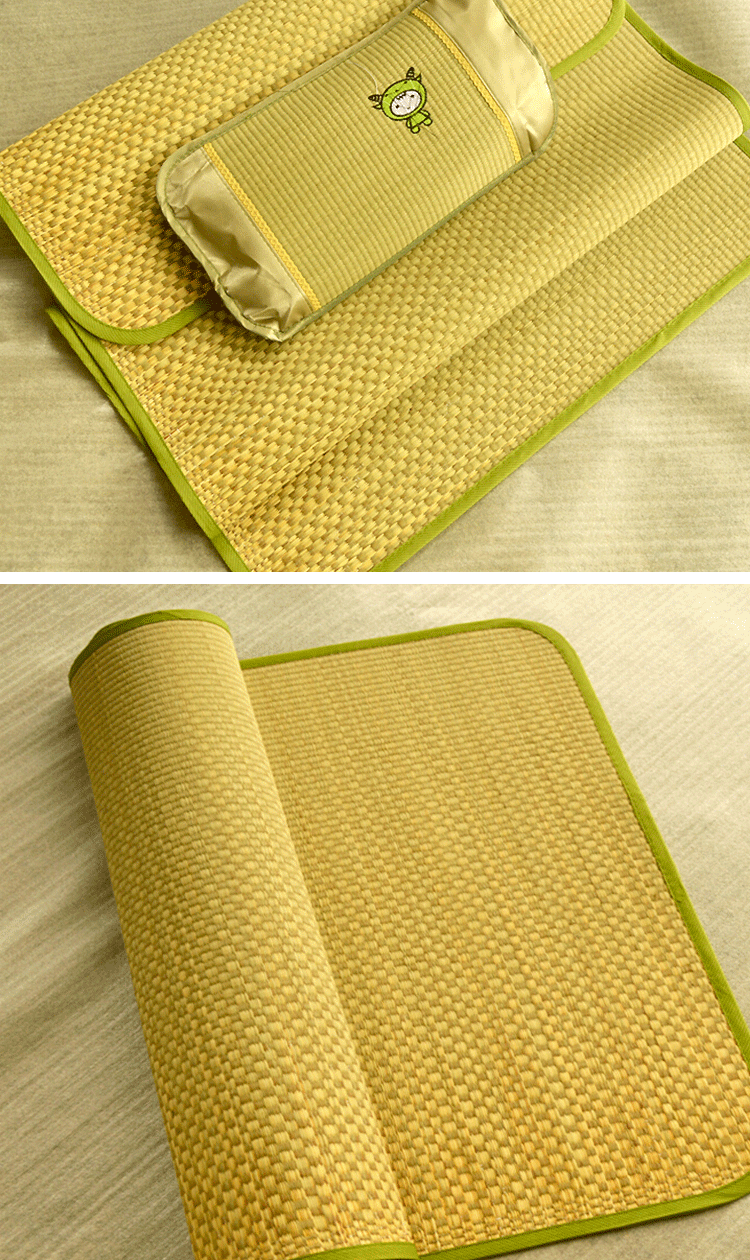 促销 明月光儿童草席 定做幼儿园草席儿童蔺草席宝宝婴儿床席凉席