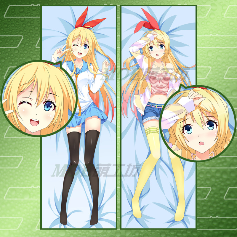 萌工坊新番动漫等身抱枕伪恋桐崎千棘等身抱枕亚马逊货源