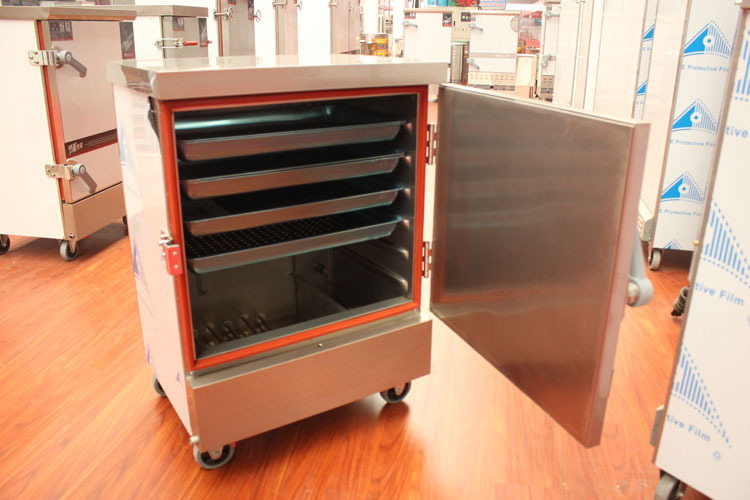 商用电热燃气蒸饭柜 蒸饭车4盘6盘8盘10盘12盘24盘蒸饭柜商用