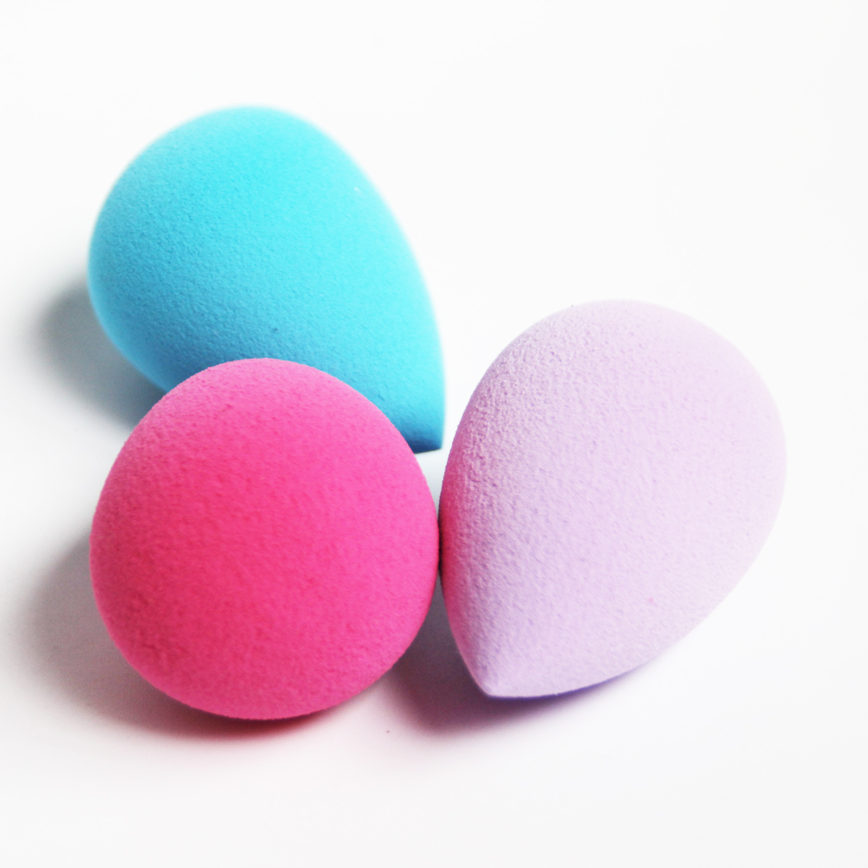 水滴形粉扑批发 水滴多用美妆棉 底妆定妆粉扑(散装)