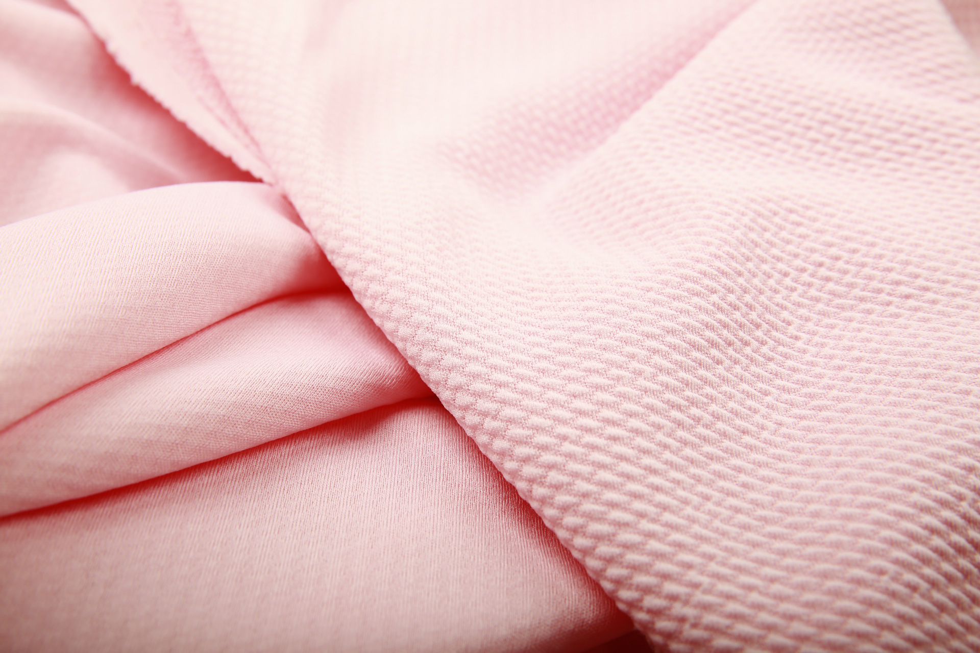 斜纹泡泡布针织面料 高档裙子面料 弹力时尚童装面料厂家现