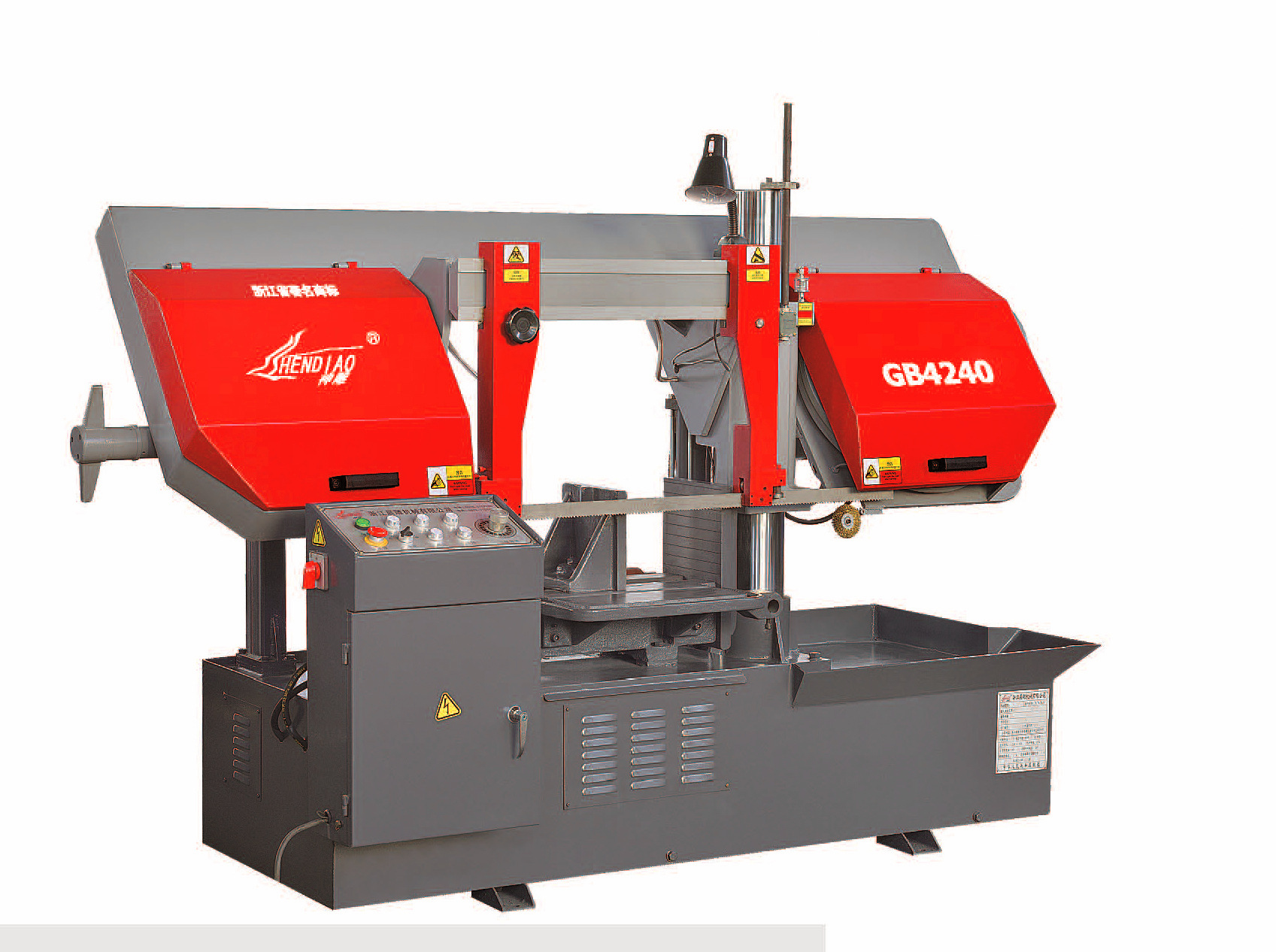 浙江神雕gb4240卧式双柱液压半自动 金属锯床