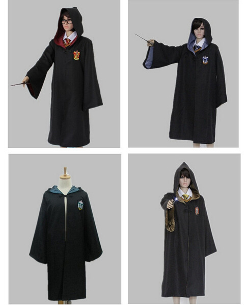 批发 哈利波特魔法袍 哈利披风 格兰芬多cos 服装 校服 四个学院