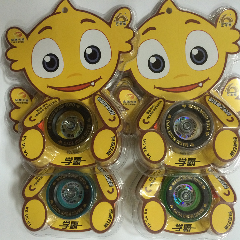 金鹰卡通麦咭魔幻悠悠球塑料专业侧轴承溜溜