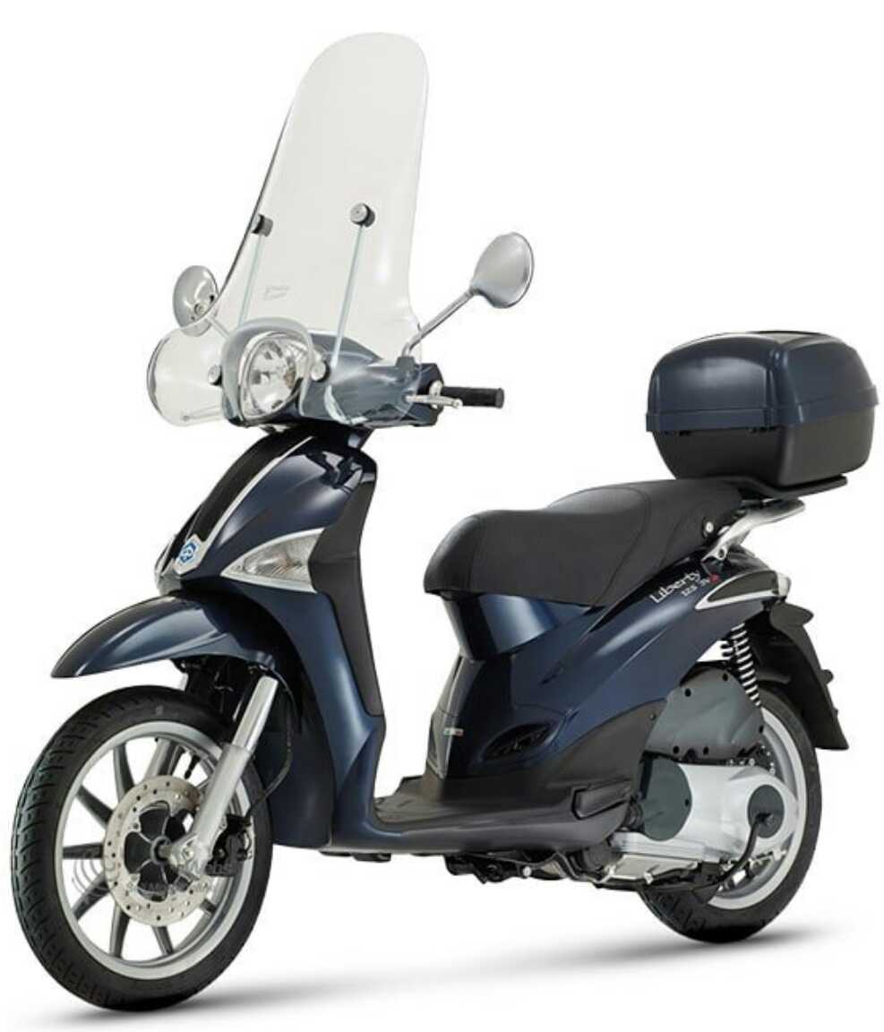 piaggio比亚乔liberty150高版vespa摩托车挡风玻璃加厚风挡