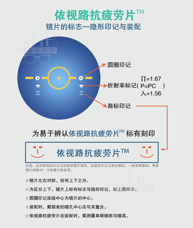 依视路抗疲劳镜片1.552树脂钻晶a 抗疲劳1.56 正品 法国 单片