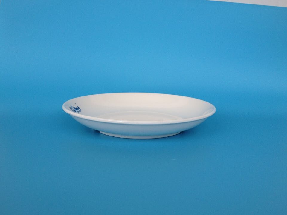 厂家直销密胺仿瓷餐具 密胺防塑料圆形盘 美耐皿圣诞圆盘 可定做-绿松