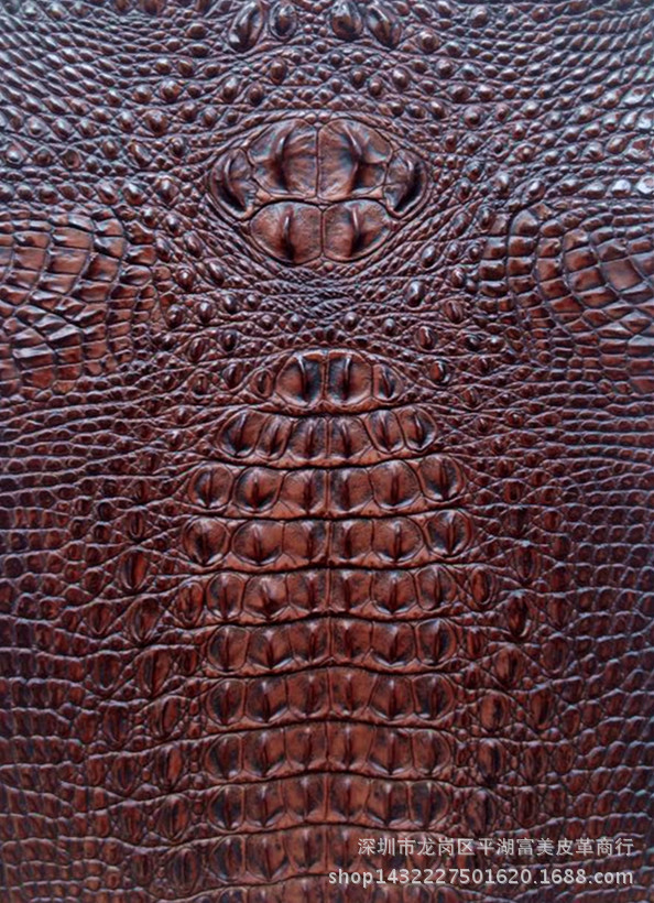 立体鳄鱼背鳄鱼皮真牛皮适用于男女钱包手抓包定型包稍大款