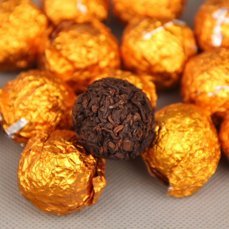 批发 云南普洱茶 醇香小龙珠 普洱茶 熟茶 纯手工龙珠普洱茶 170g