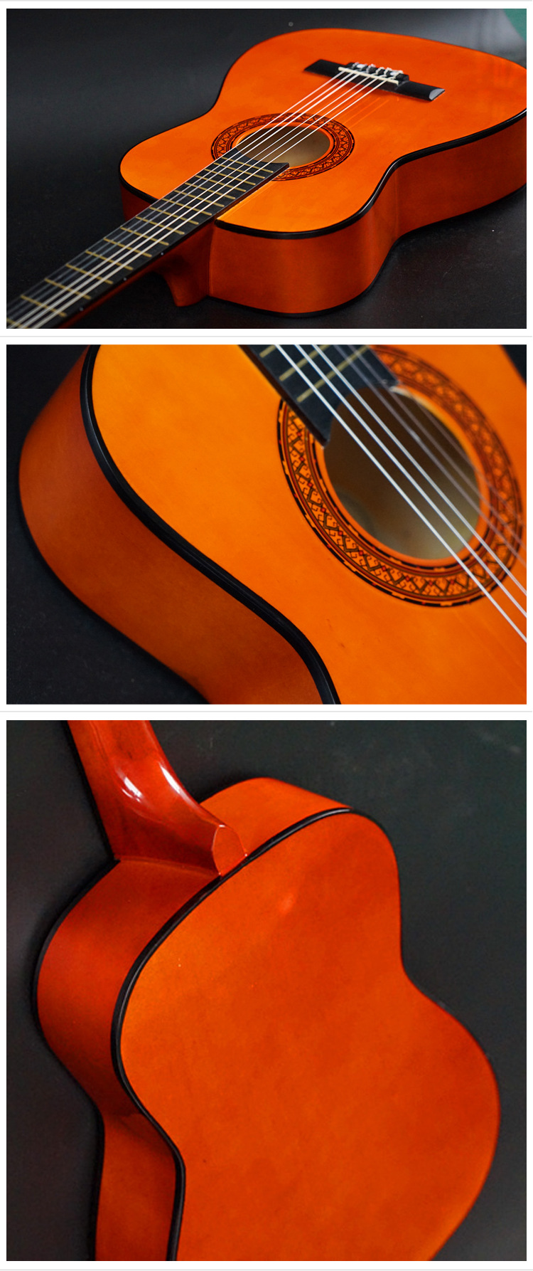 凤灵吉他新手古典吉他初学者入门儿童成人34寸36寸木吉他