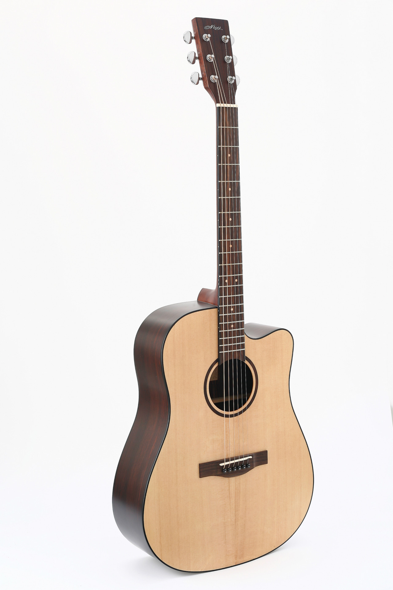 gd-6-c奈施nices41寸民谣吉他缺角guitar面.