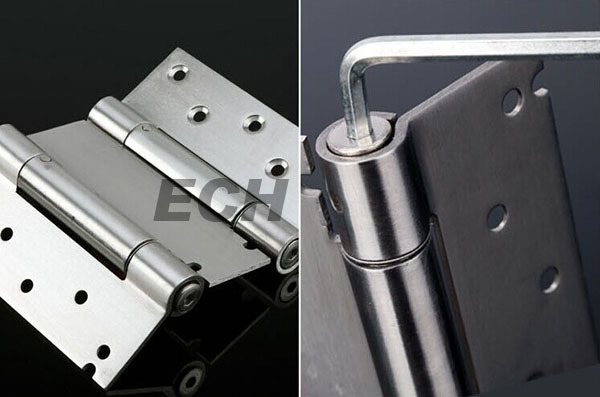 自由门双开弹簧合页 5寸不锈钢弹簧合页 双向弹簧铰链 不锈钢合页