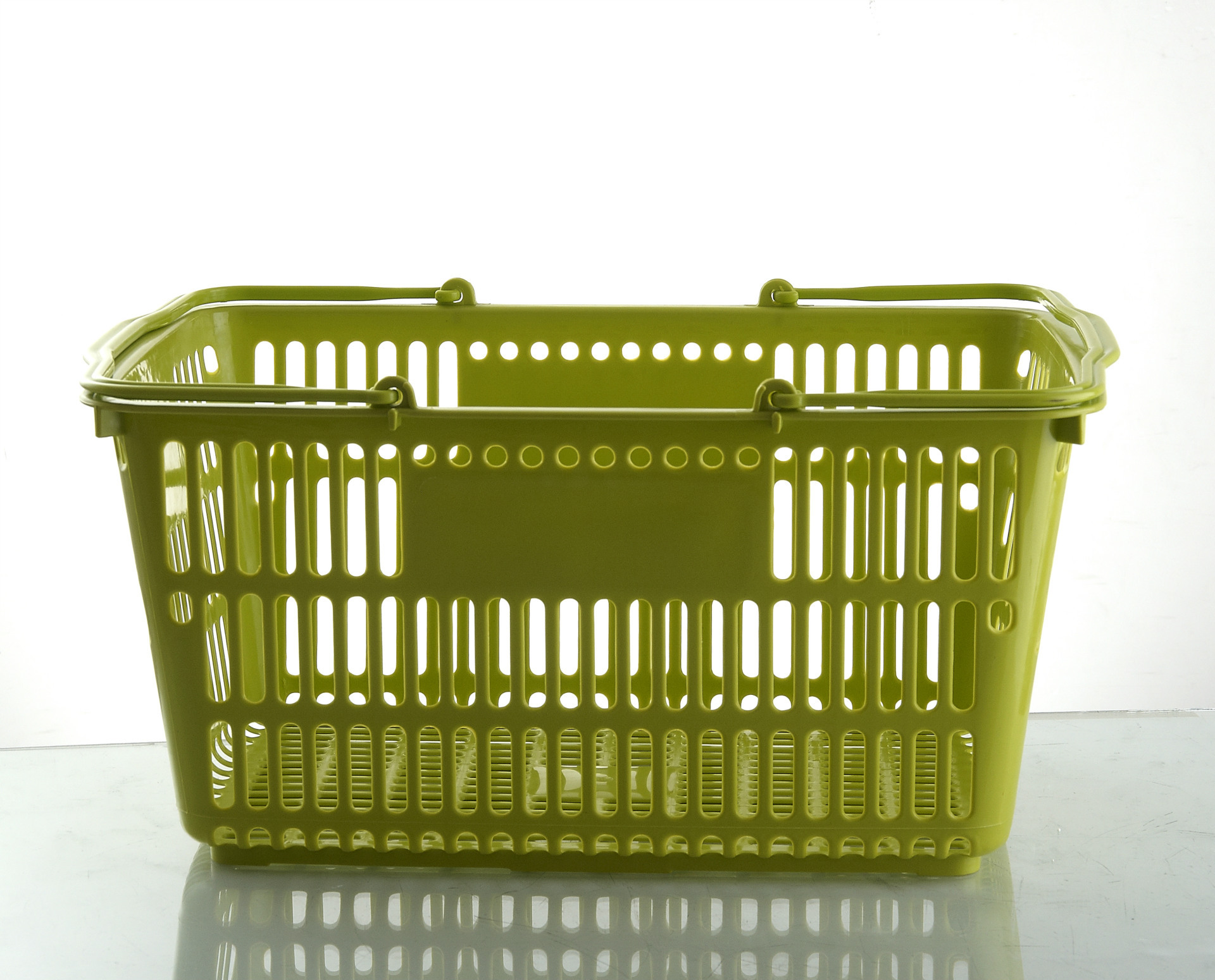 批发可订制百元店塑料提手超市购物篮零食店买菜篮子便携手提篮