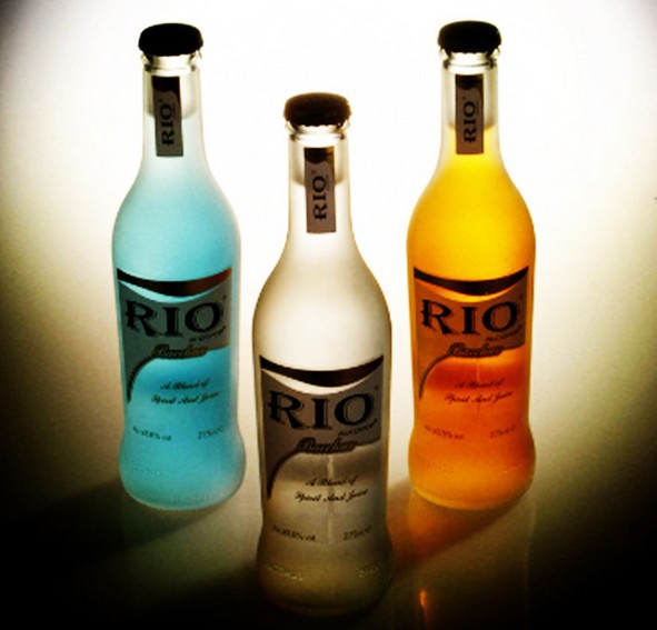 厂家直销蒙玻璃鸡尾酒瓶 锐澳rio鸡尾酒