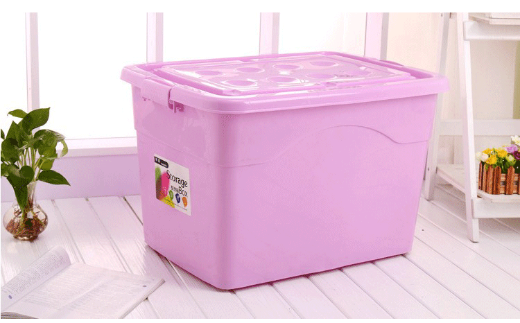 加厚塑料收纳箱 大中小号收纳箱 特大整理