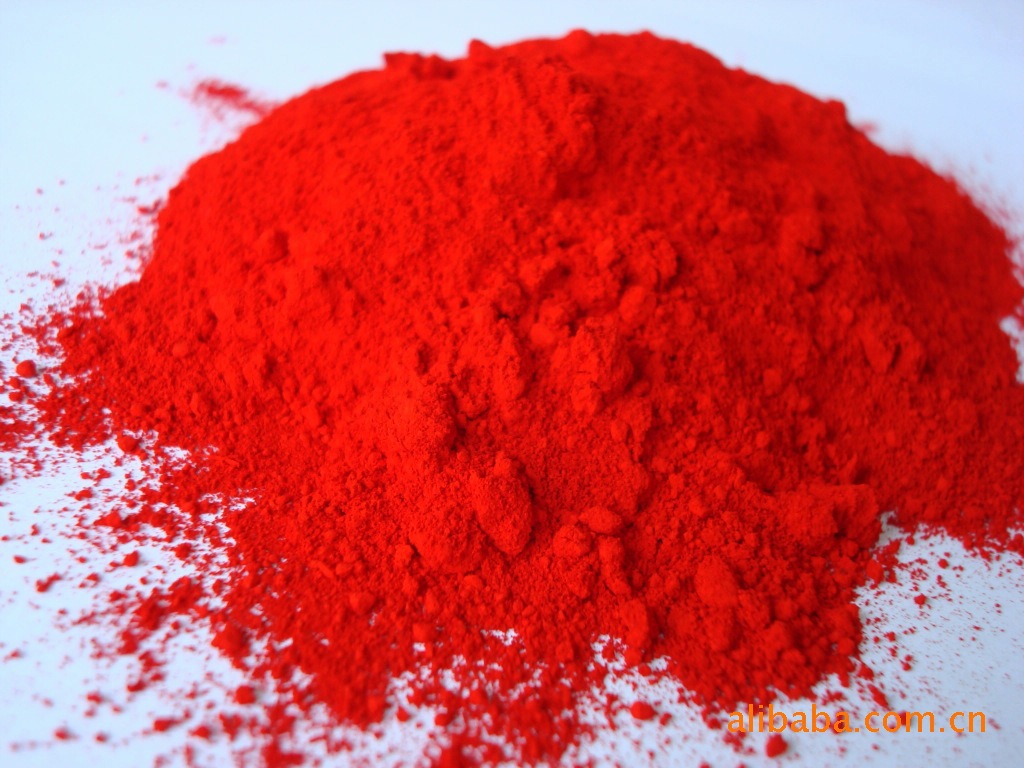 1kg起塑胶涂料油墨油漆用骆驼牌正品【钼铬红107】无机颜料