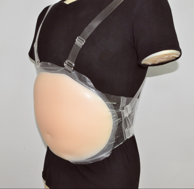 1000g两三个月变装假肚子 反串表演道具硅胶假肚皮 假怀孕假孕妇