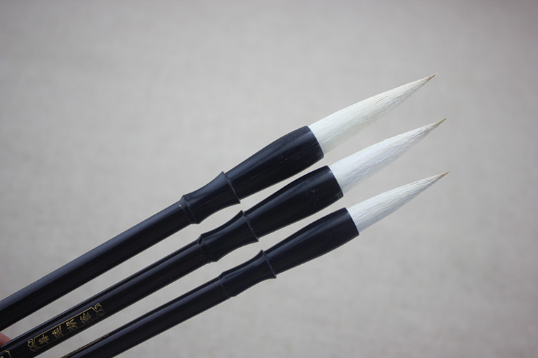 厂家直销三号花貂大中小毛笔质量确保书画皆宜价格实惠善琏湖笔