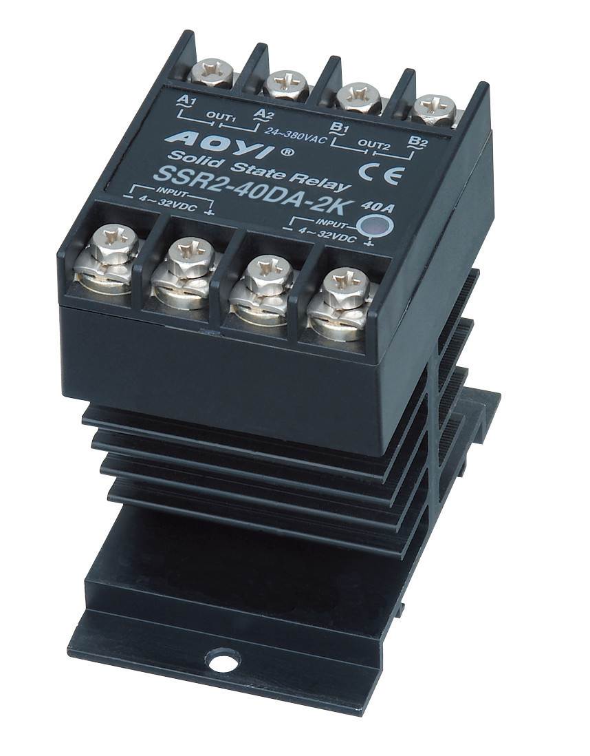 aoyi交流直流固态继电器ssr240da一开二闭型
