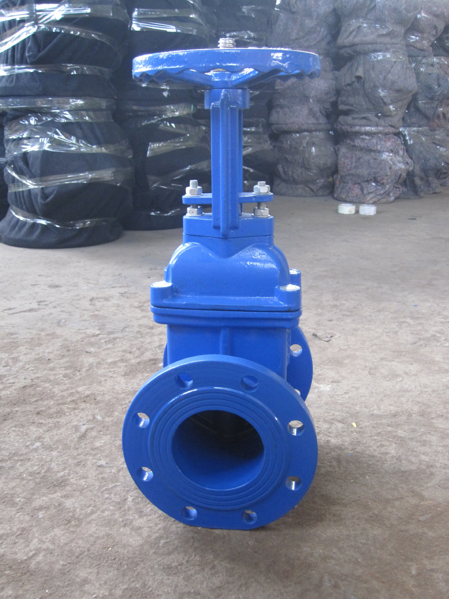 供应软密封球墨铸铁闸阀 橡胶水闸阀法兰连接 厂家直销 质优价廉