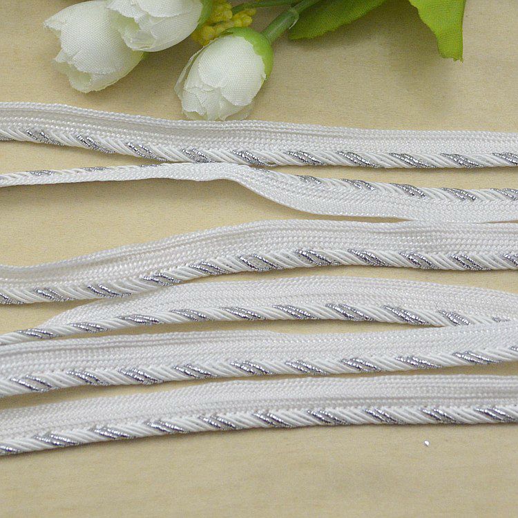 靠枕头滚边绳 镶嵌子母带窗帘花边 0806-10,11,12