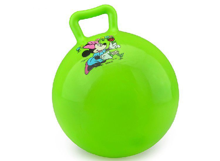 伊诺特10寸手柄铃铛球 宝宝感统训练手柄球 环保无毒 幼儿园采购