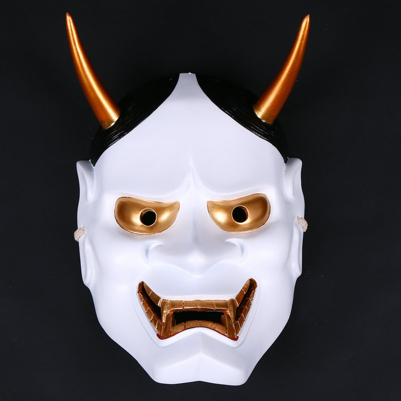 万圣节恐怖鬼脸面具日本面具佛教鬼首面具般若面具工艺礼品装饰品