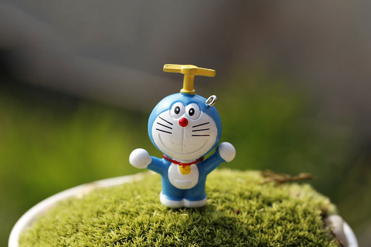 多拉 机器猫 时光布款摆件日式创意zakka杂货蓝胖子动漫周边产品