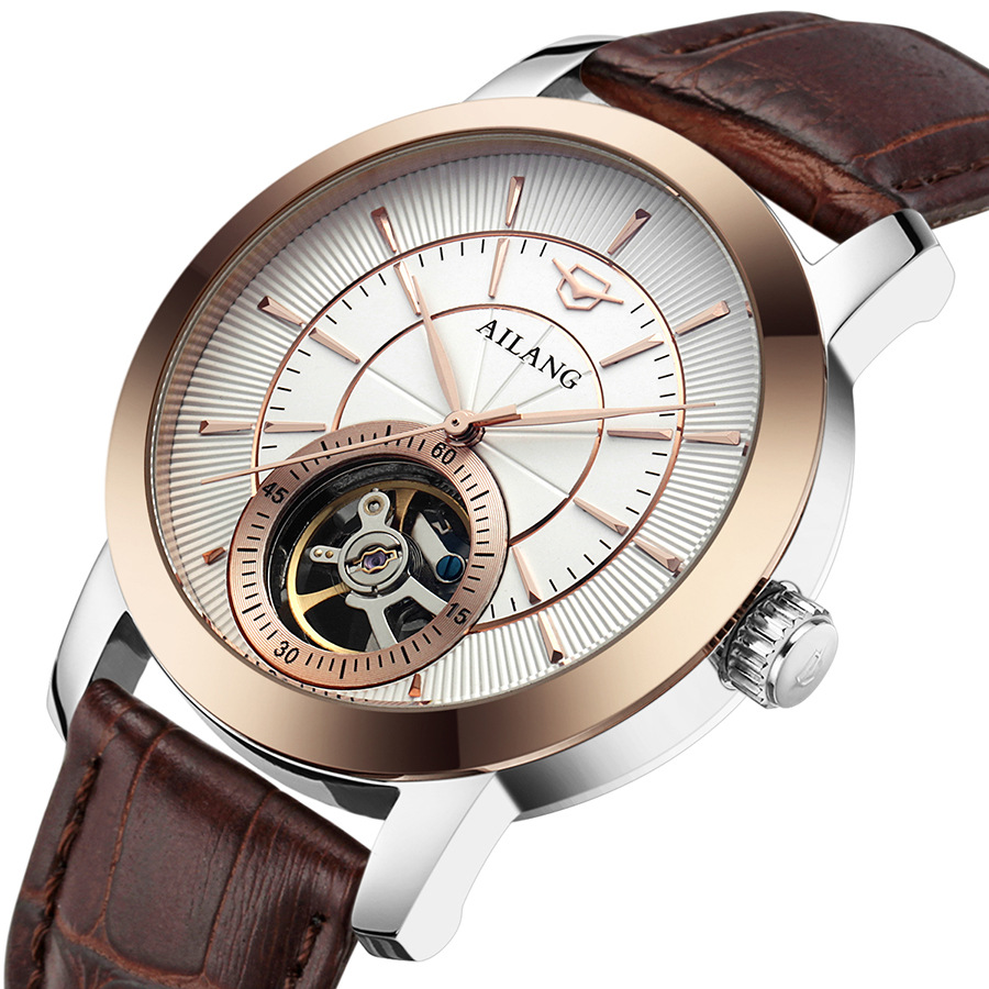 男款机械表男表艾浪手表男士机械表全自动男镂空防水原装进口