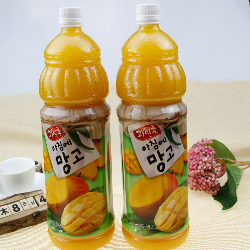 韩国原装进口 海太果粒果味饮料饮品 1.5升芒果汁