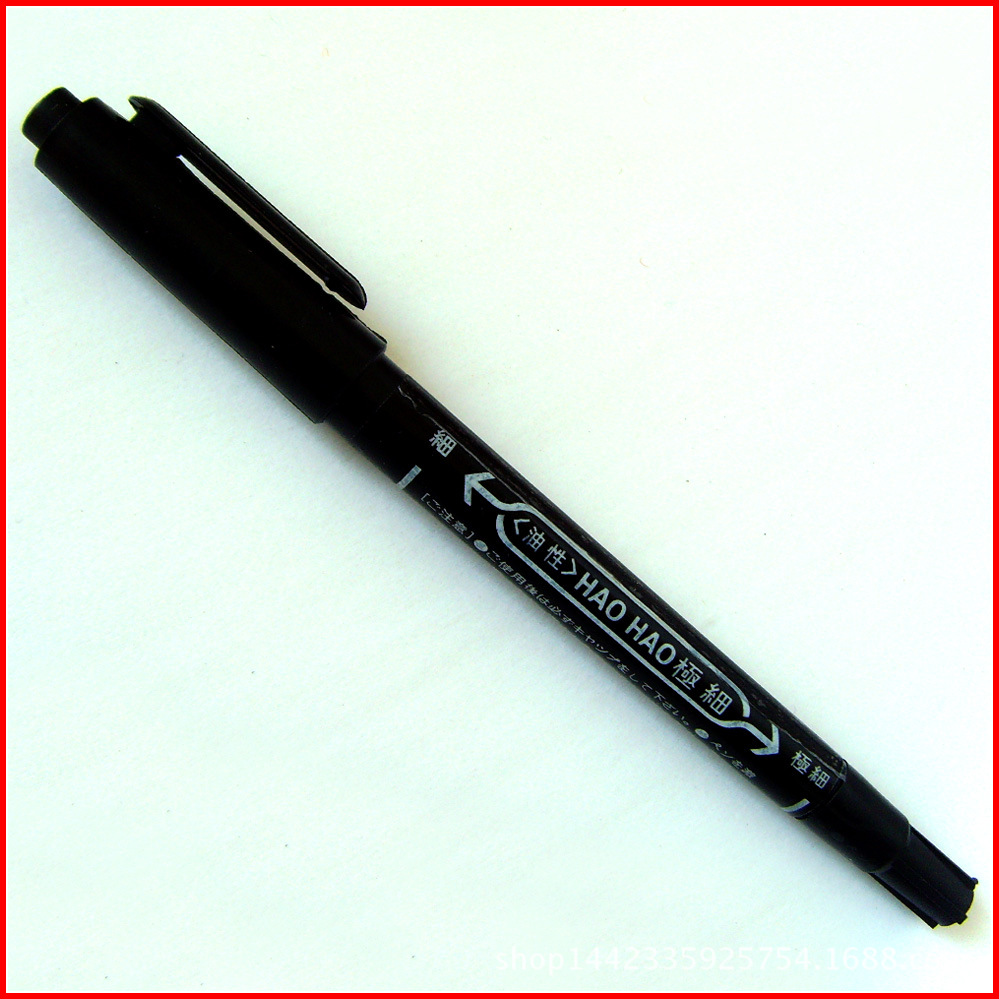 勾线笔 儿童绘画笔 描边勾线 红蓝黑色三色可选