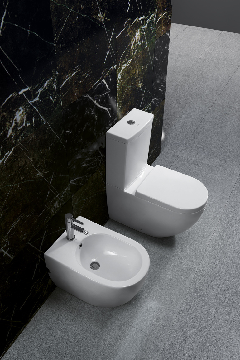 高温成型 智洁釉面 超漩冲水 节水环保 陶瓷马桶 高档分体座便器