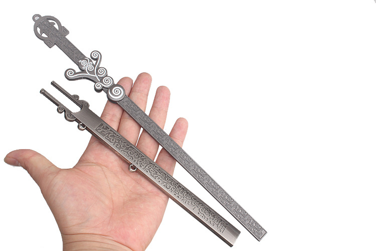 秦时明月周边 30厘米墨梅剑 带鞘刀扣 荆天明武器墨梅大剑