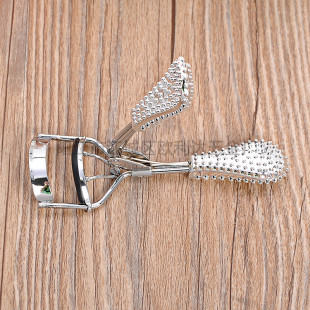 厂家直销白色专业睫毛夹 超广角卷翘精钢眉毛夹 美妆工具