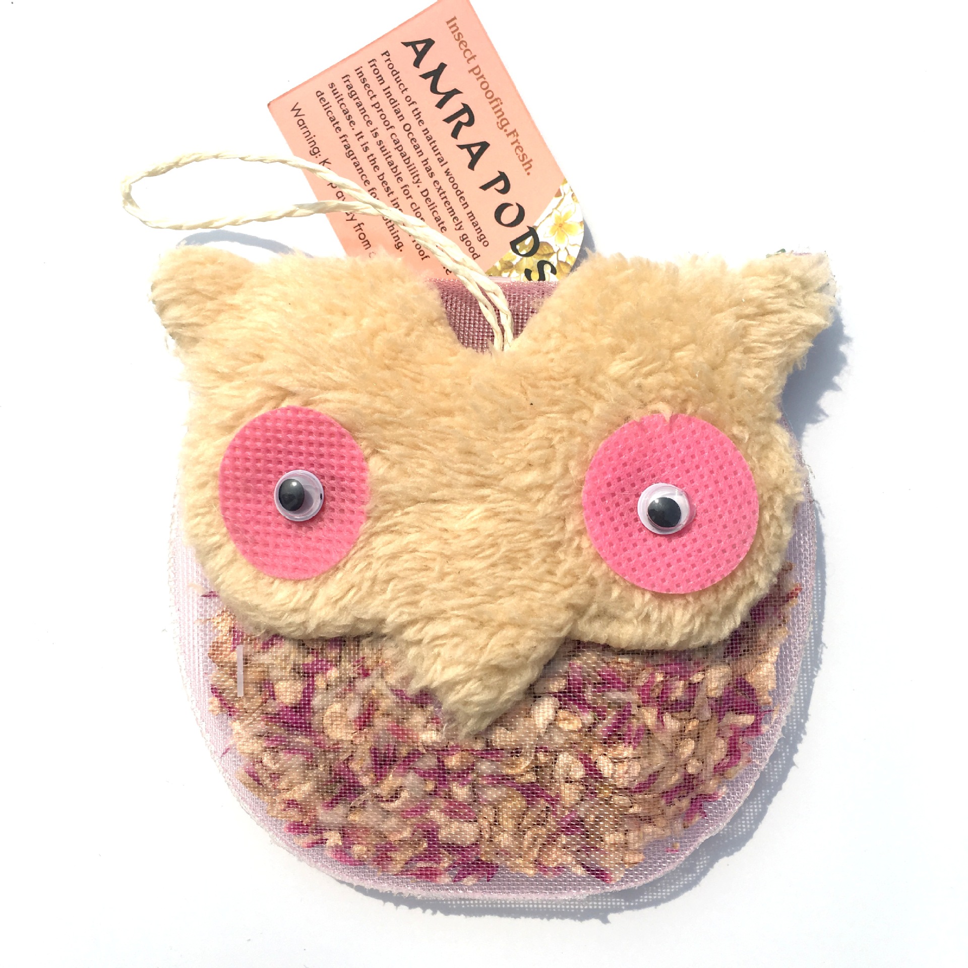 诗香猫头鹰去味藤条香薰精油香袋薰衣草花包干花小香包驱蚊香囊