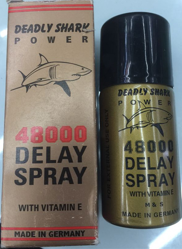 鲨鱼48000delay spray外贸出口英文阿拉伯文延喷剂